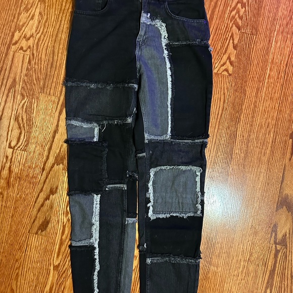 Rugged Priest Patchwork Denim Jeans 30 - Picture 5 of 5